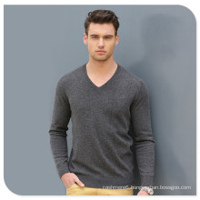 High Quality Wholesale Knit Wear Men′s V-Neck Cashmere Sweater